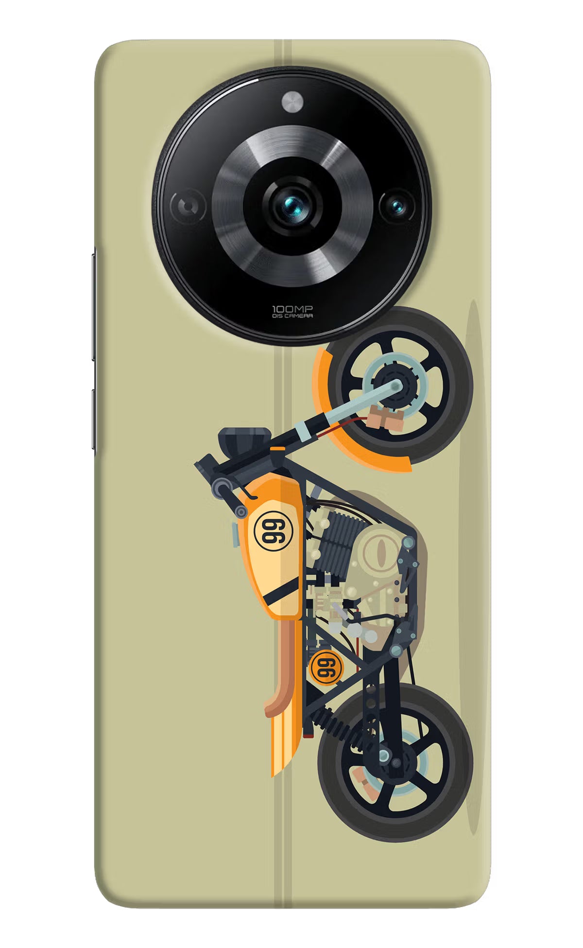 Vertical Speedster Realme 11 Pro/Pro+ 5G Hard Case Back Cover by Casekaro