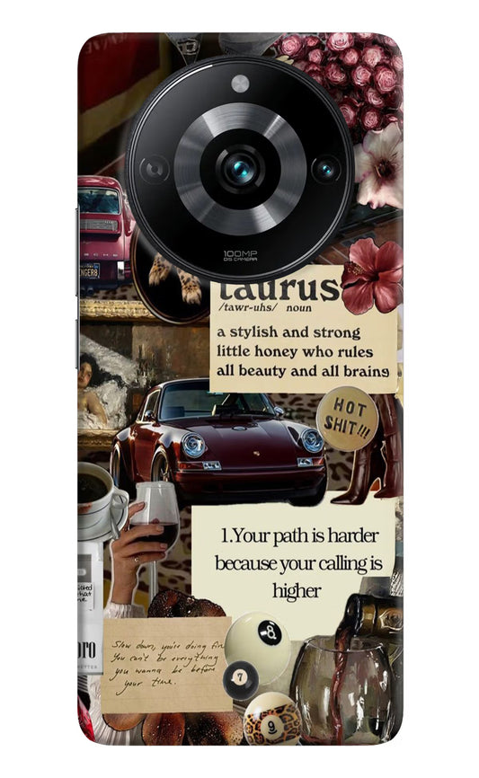 Taurus Zodiac Realme 11 Pro/Pro+ 5G Hard Case Back Cover by Casekaro