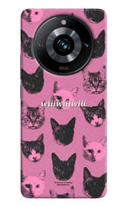 Pink Cats Realme 11 Pro/Pro+ 5G Hard Case Back Cover by Casekaro