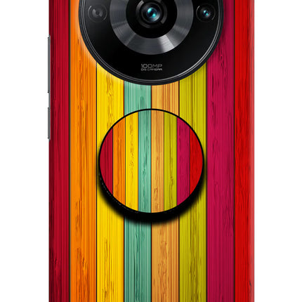Multicolor Wooden Realme 11 Pro/Pro+ 5G Pop Case by Casekaro