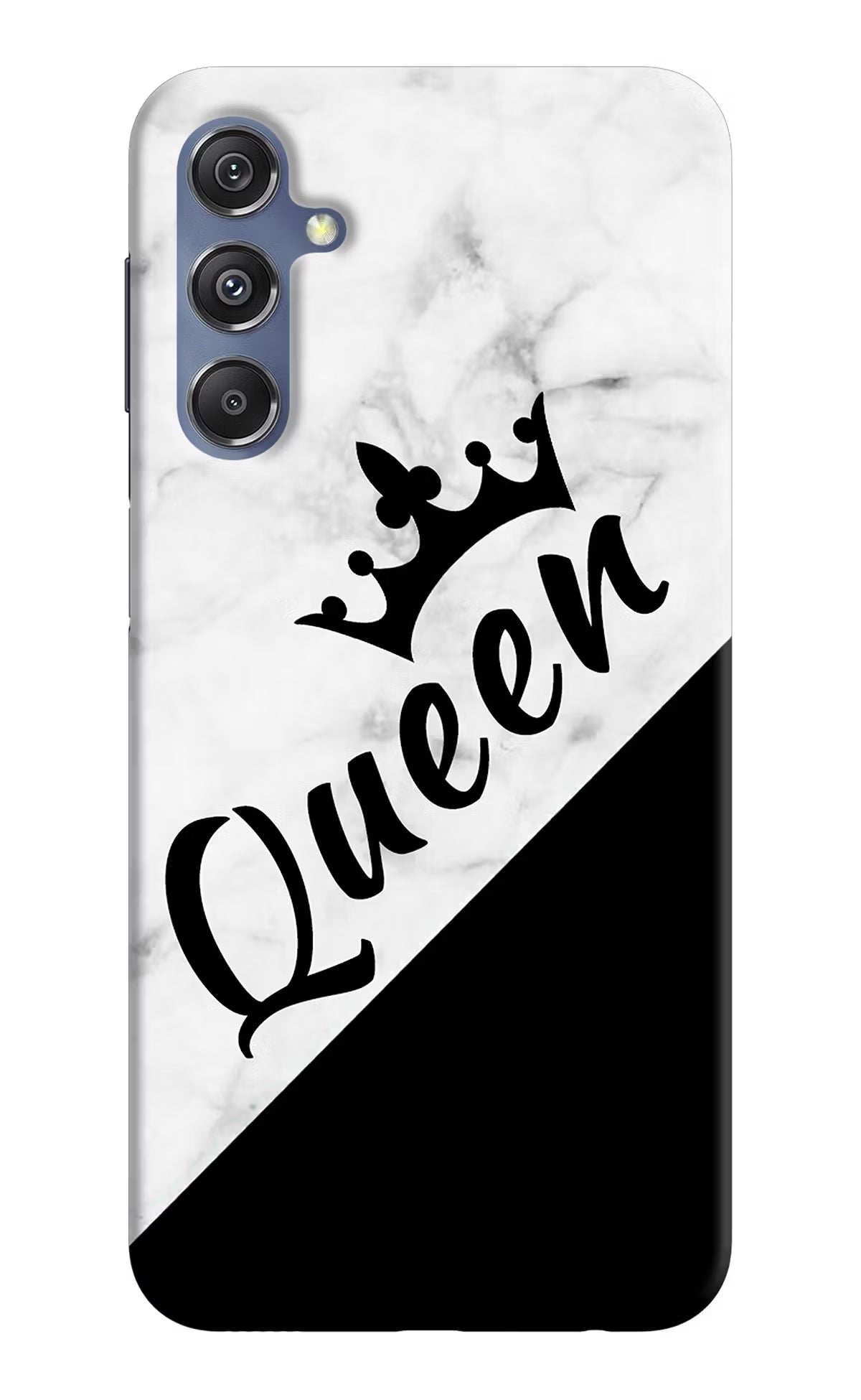 Queen Samsung M34 5G/F34 5G Hard Case Back Cover by Casekaro