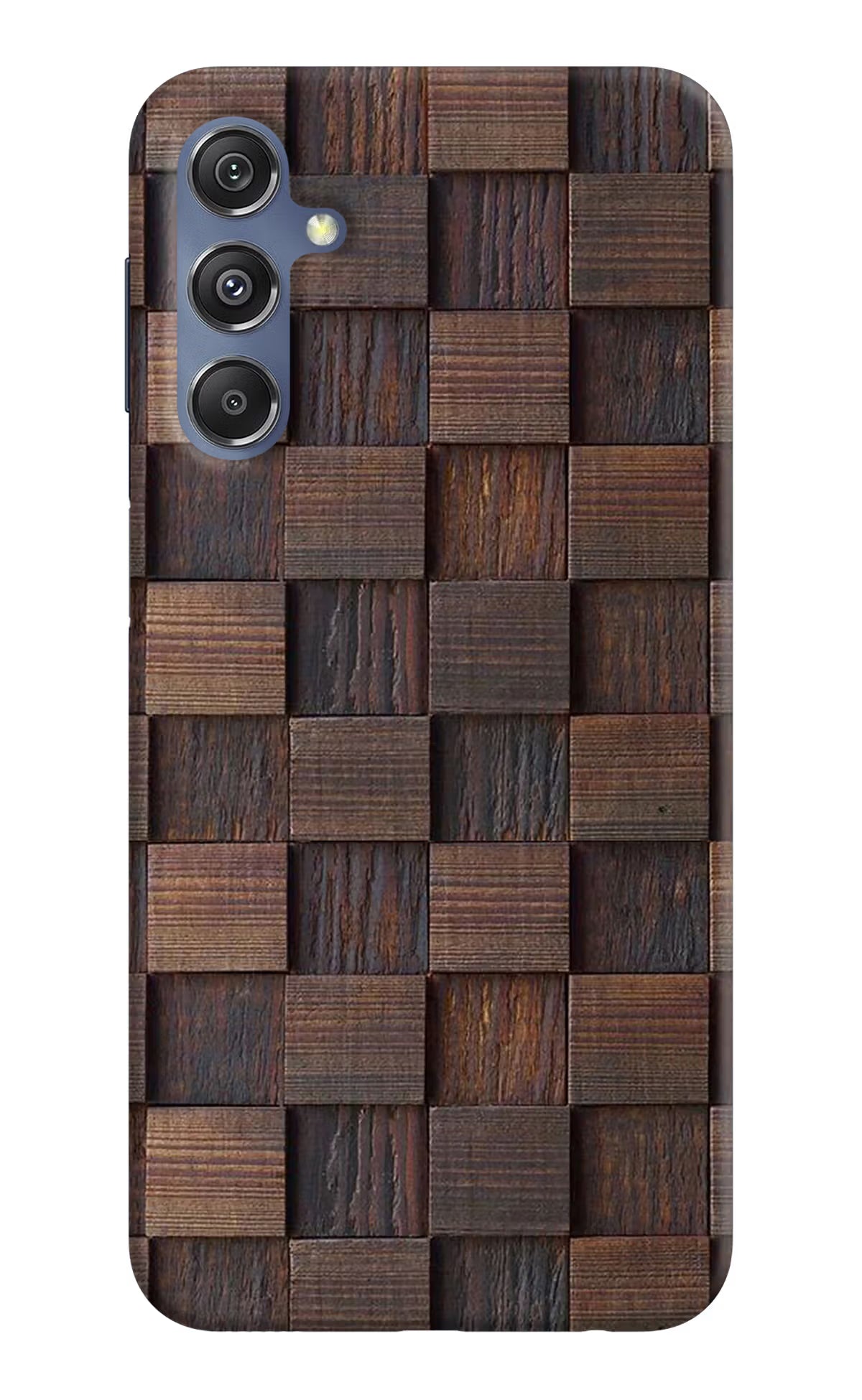 Wooden Cube Design Samsung M34 5G/F34 5G Hard Case Back Cover by Casekaro