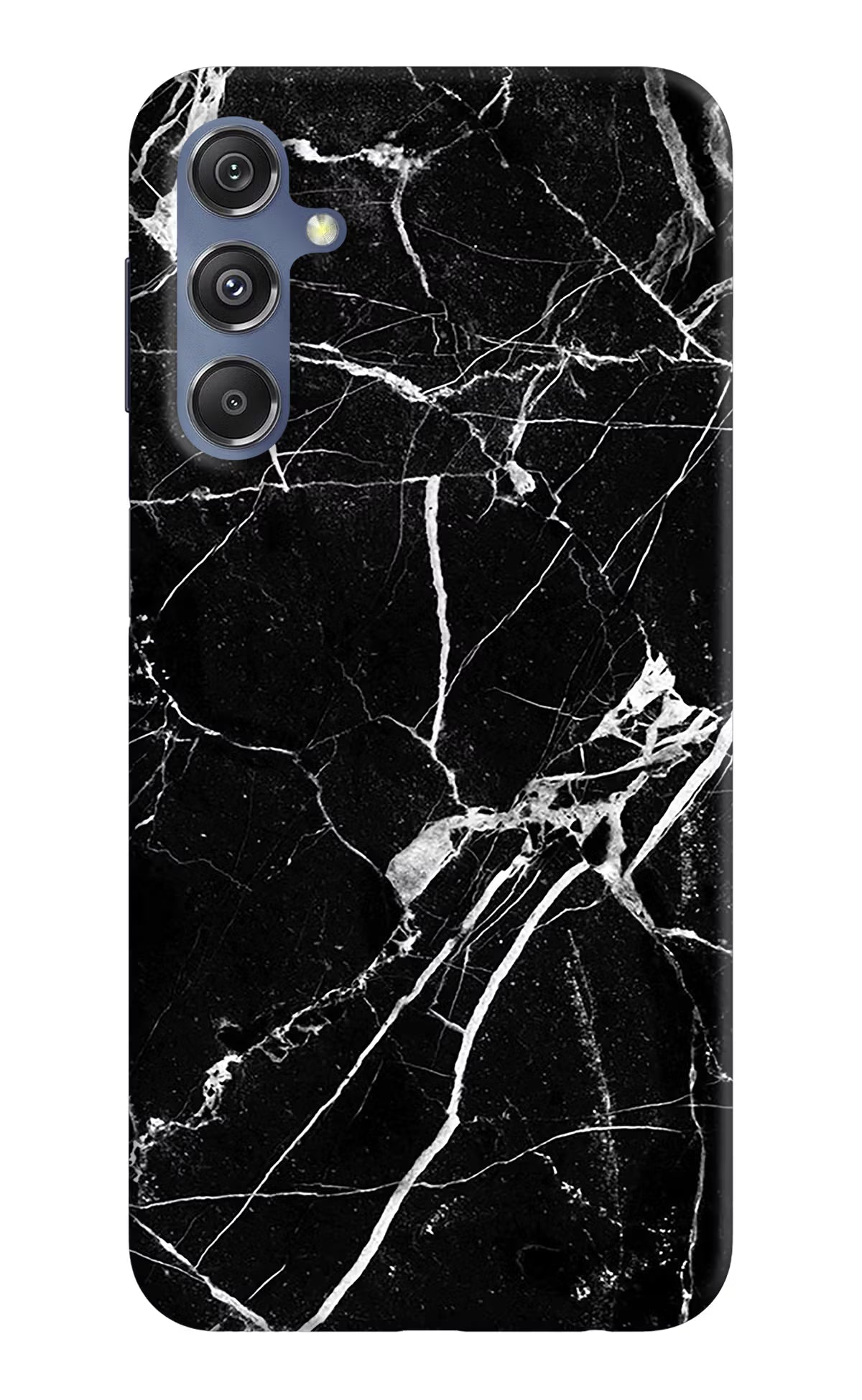Black Marble Pattern Samsung M34 5G/F34 5G Hard Case Back Cover by Casekaro