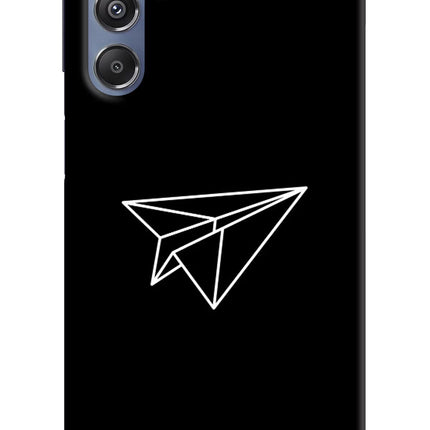 Paper Plane White Samsung M34 5G/F34 5G Hard Case Back Cover by Casekaro