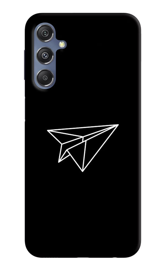 Paper Plane White Samsung M34 5G/F34 5G Hard Case Back Cover by Casekaro