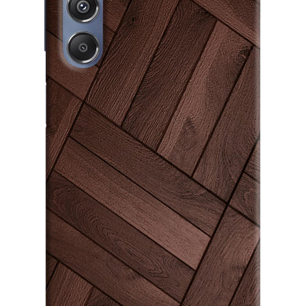 Wooden Texture Design Samsung M34 5G/F34 5G Hard Case Back Cover by Casekaro