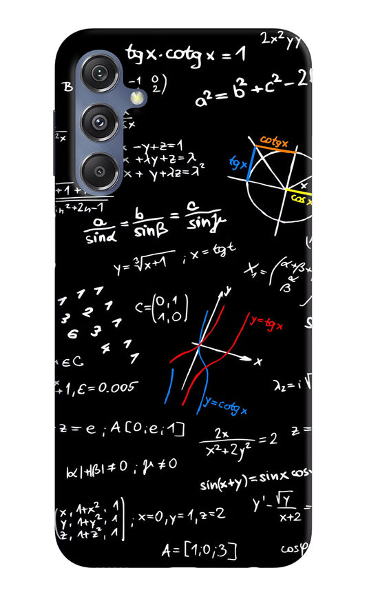 Mathematics Formula Samsung M34 5G/F34 5G Hard Case Back Cover by Casekaro