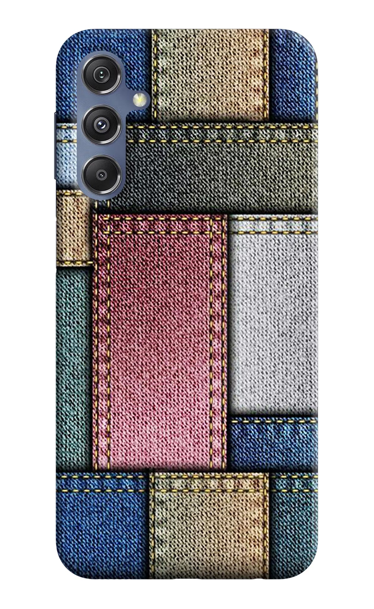 Multicolor Jeans Samsung M34 5G/F34 5G Hard Case Back Cover by Casekaro