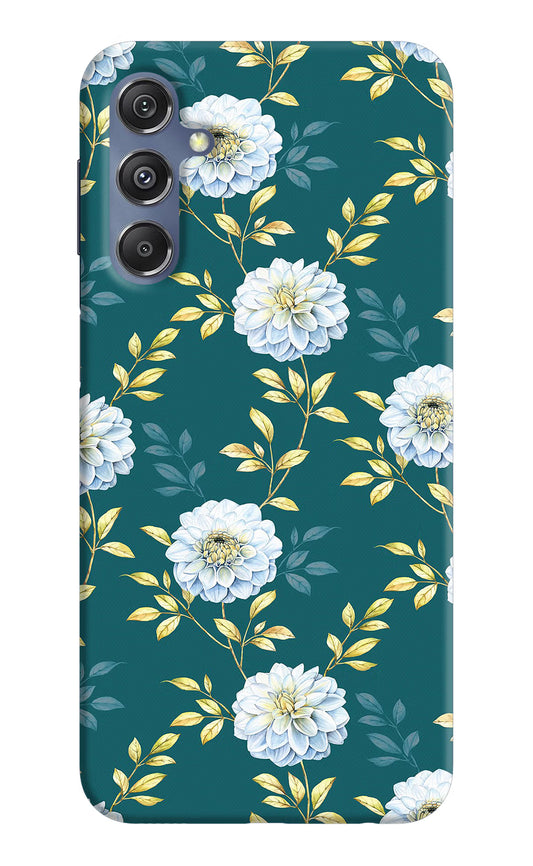 Flowers Samsung M34 5G/F34 5G Hard Case Back Cover by Casekaro