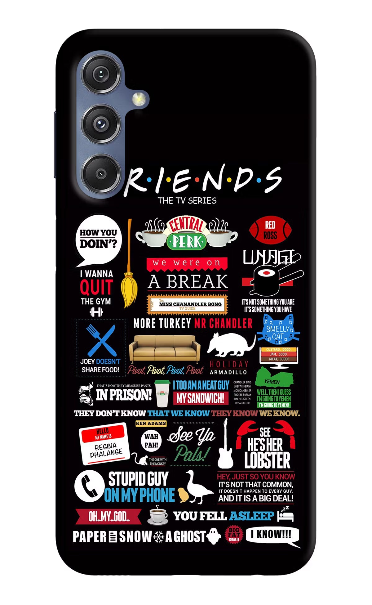 FRIENDS Samsung M34 5G/F34 5G Hard Case Back Cover by Casekaro