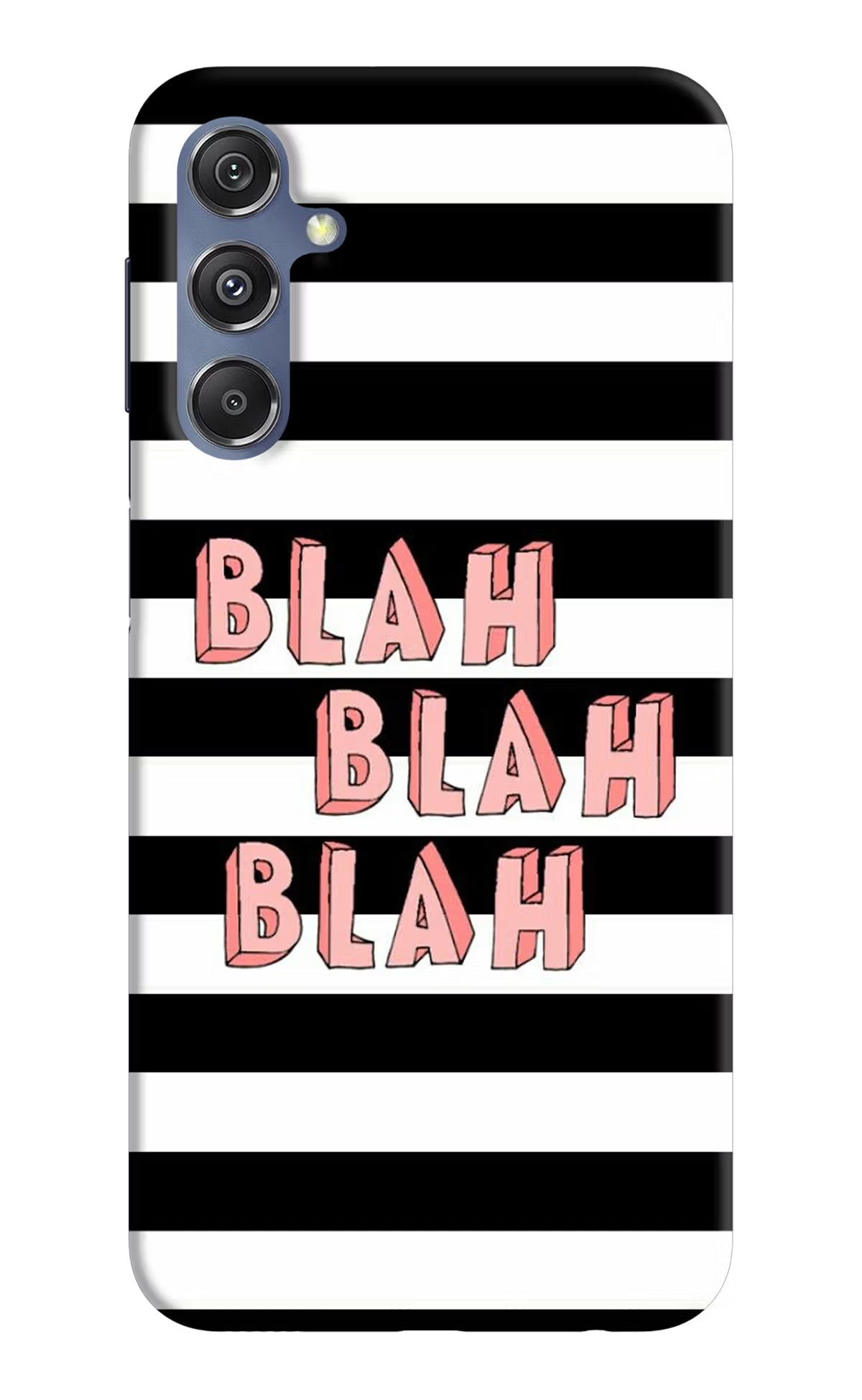 Blah Blah Blah Samsung M34 5G/F34 5G Hard Case Back Cover by Casekaro