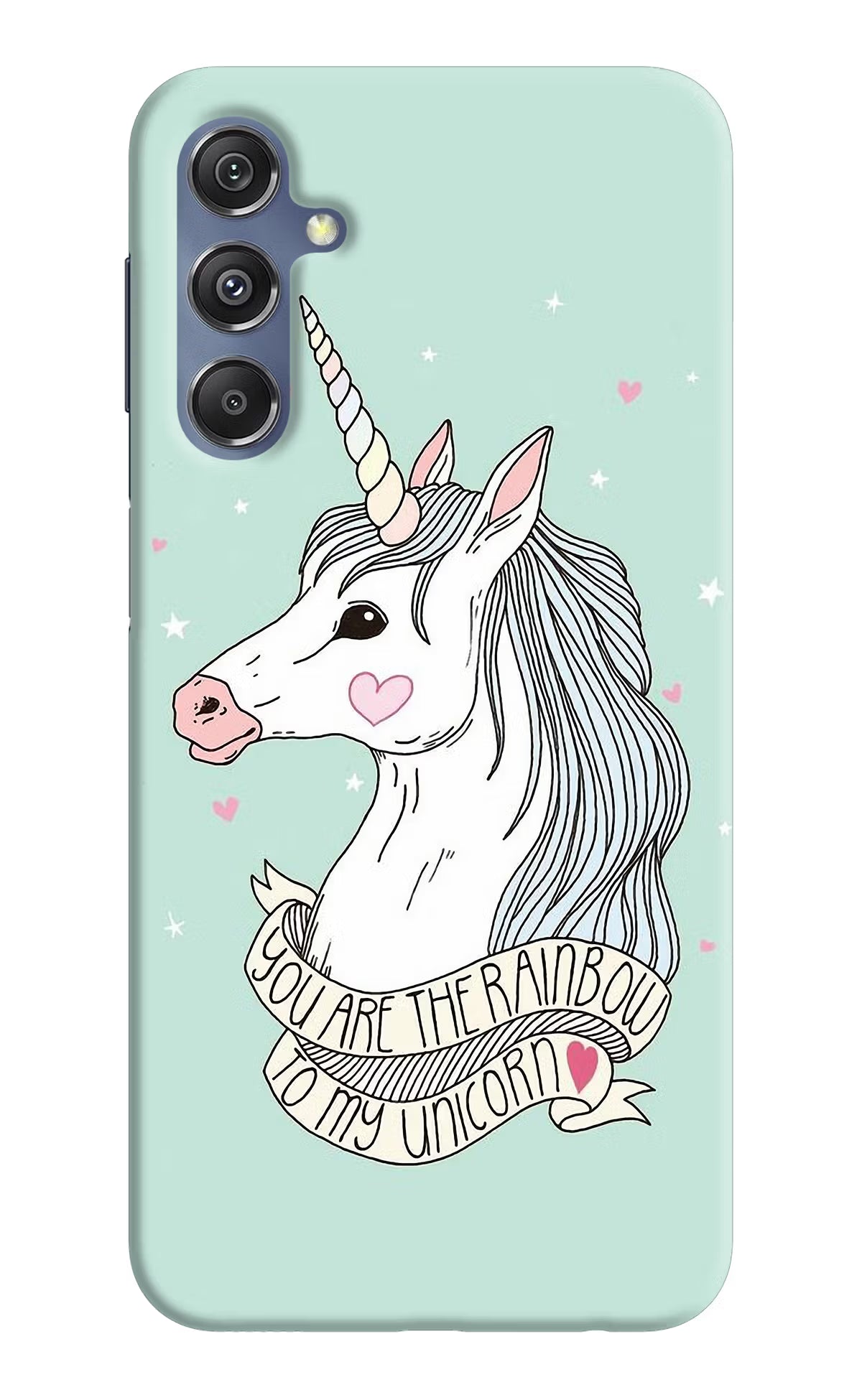 Unicorn Wallpaper Samsung M34 5G/F34 5G Hard Case Back Cover by Casekaro