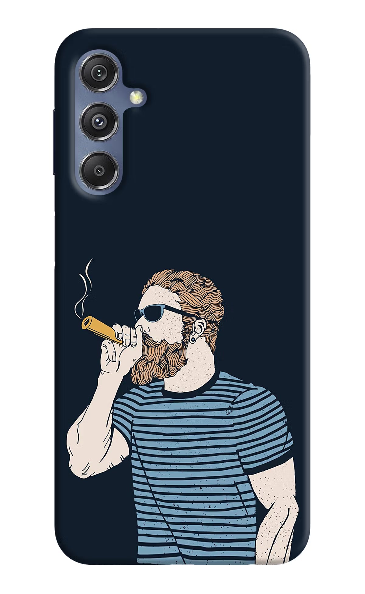 Smoking Samsung M34 5G/F34 5G Hard Case Back Cover by Casekaro
