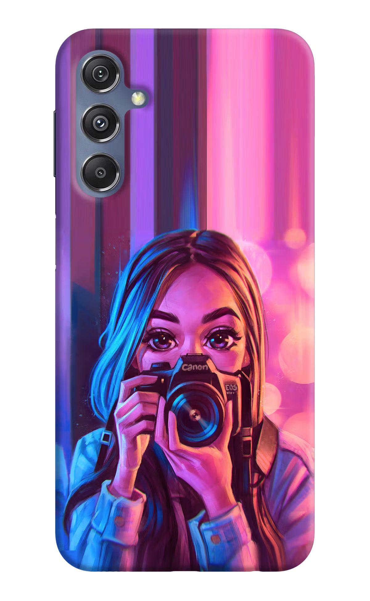 Girl Photographer Samsung M34 5G/F34 5G Hard Case Back Cover by Casekaro