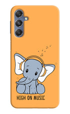 High On Music Samsung M34 5G/F34 5G Hard Case Back Cover by Casekaro