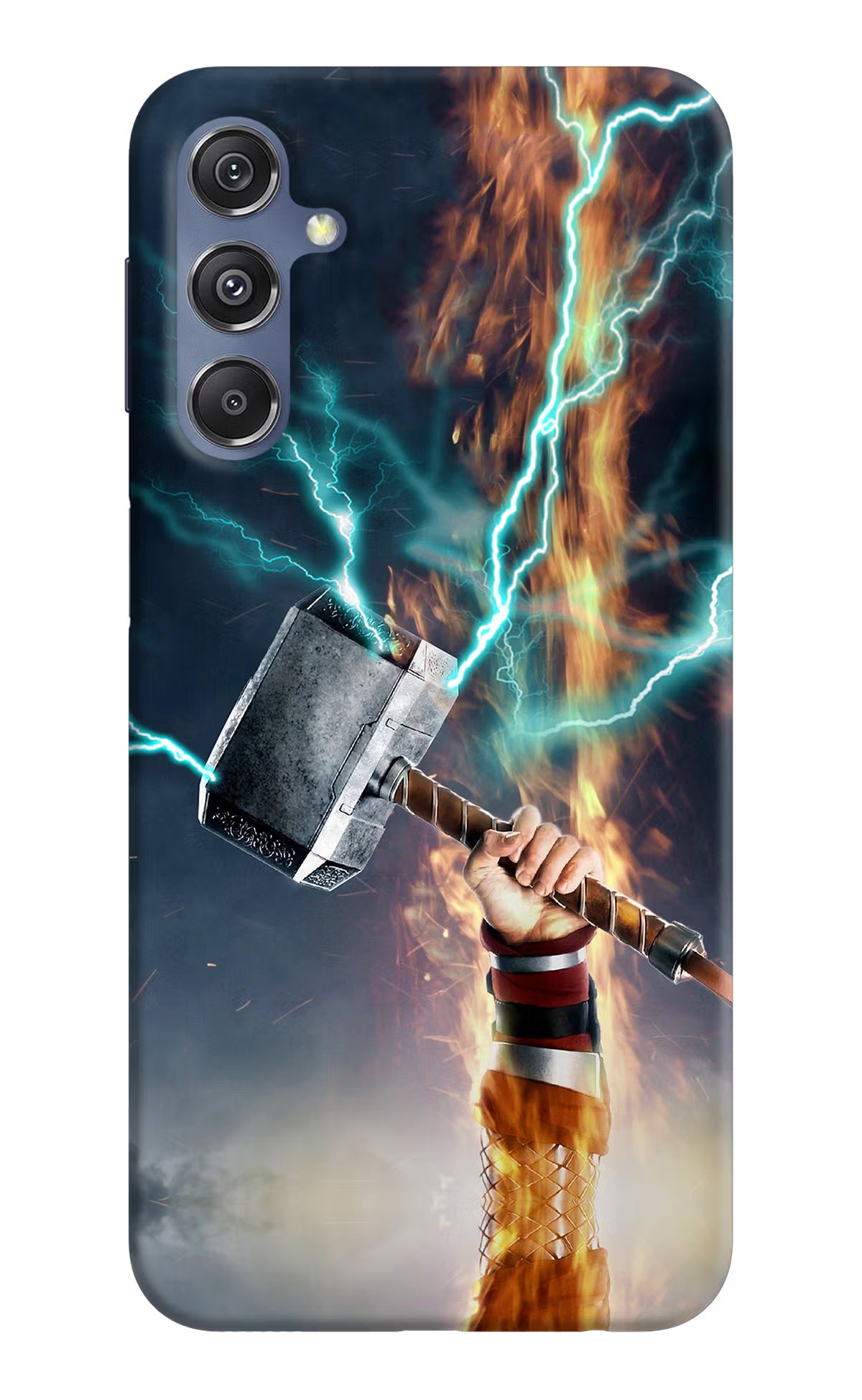 Thor Hammer Mjolnir Samsung M34 5G/F34 5G Hard Case Back Cover by Casekaro