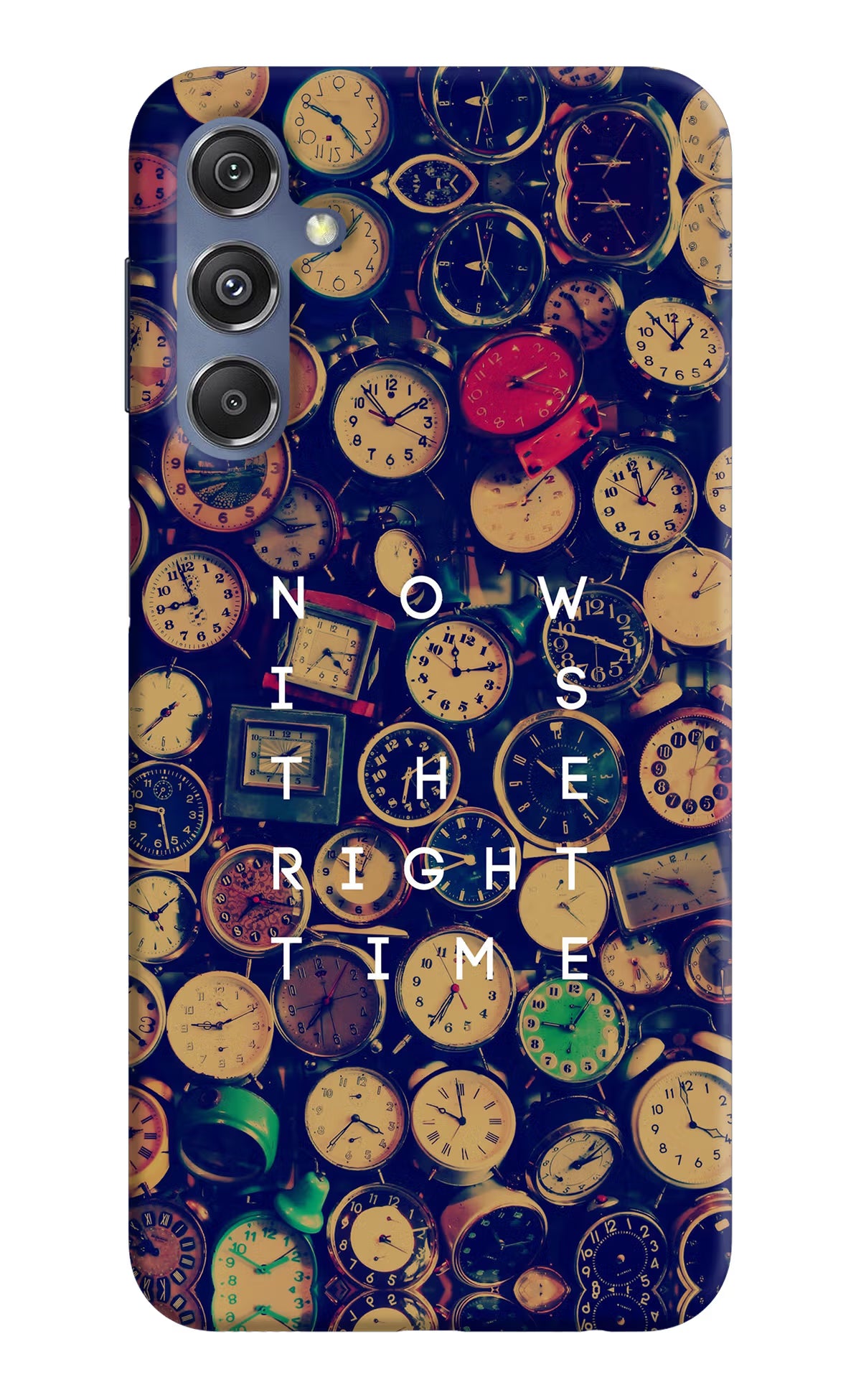 Now is the Right Time Quote Samsung M34 5G/F34 5G Hard Case Back Cover by Casekaro