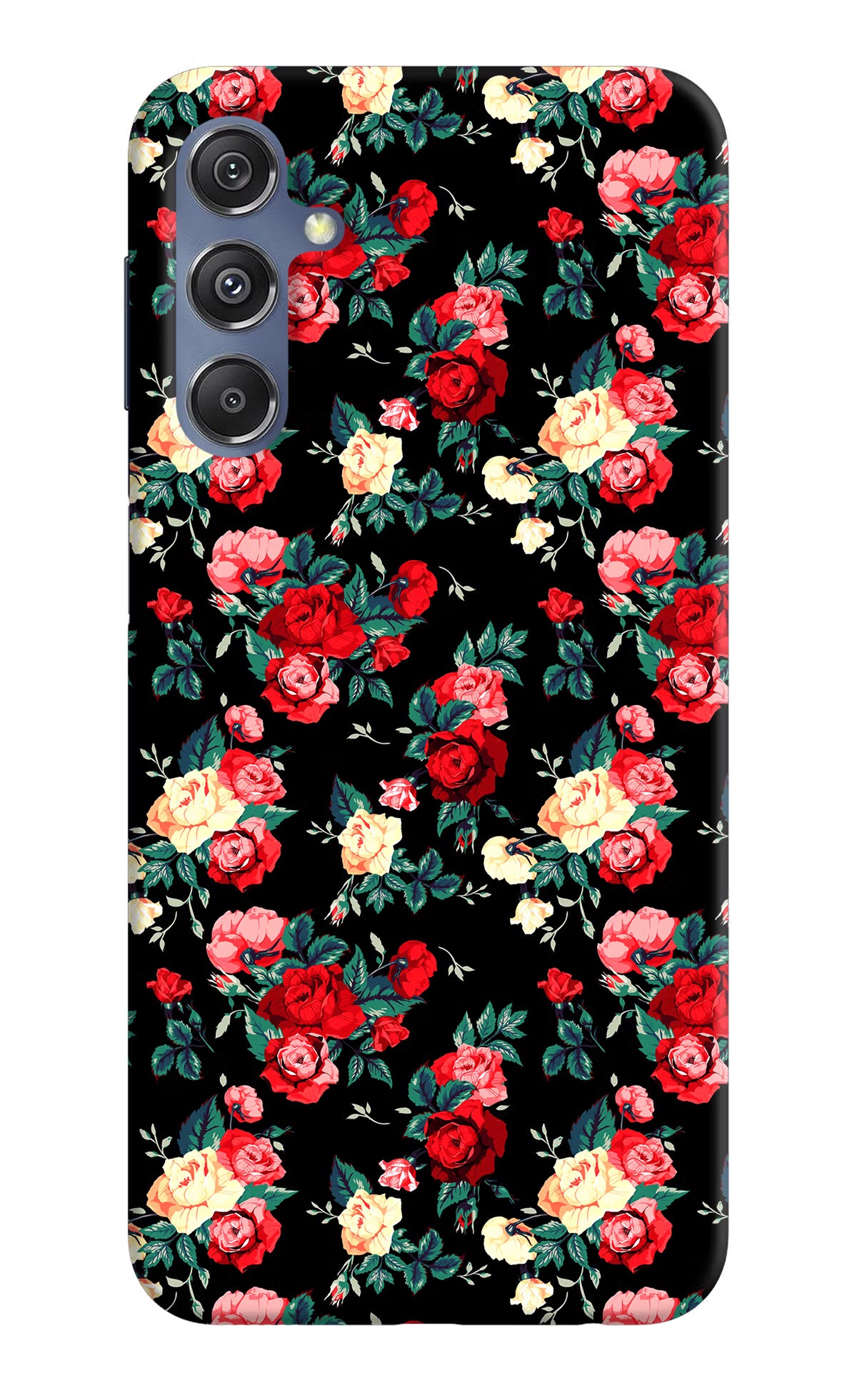 Rose Pattern Samsung M34 5G/F34 5G Hard Case Back Cover by Casekaro