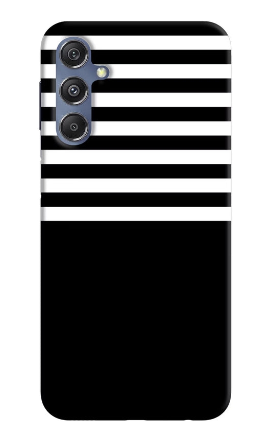 Black and White Print Samsung M34 5G/F34 5G Hard Case Back Cover by Casekaro