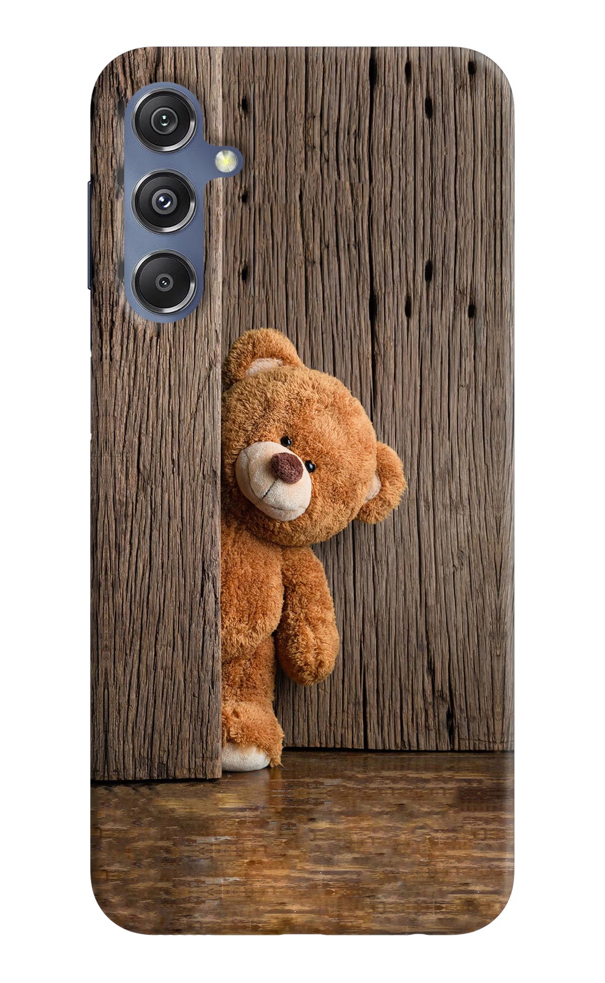 Teddy Wooden Samsung M34 5G/F34 5G Hard Case Back Cover by Casekaro