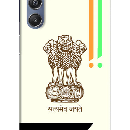 Satyamev Jayate Brown Logo Samsung M34 5G/F34 5G Hard Case Back Cover by Casekaro
