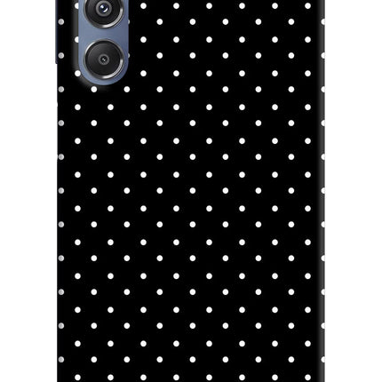 White Dots Samsung M34 5G/F34 5G Hard Case Back Cover by Casekaro