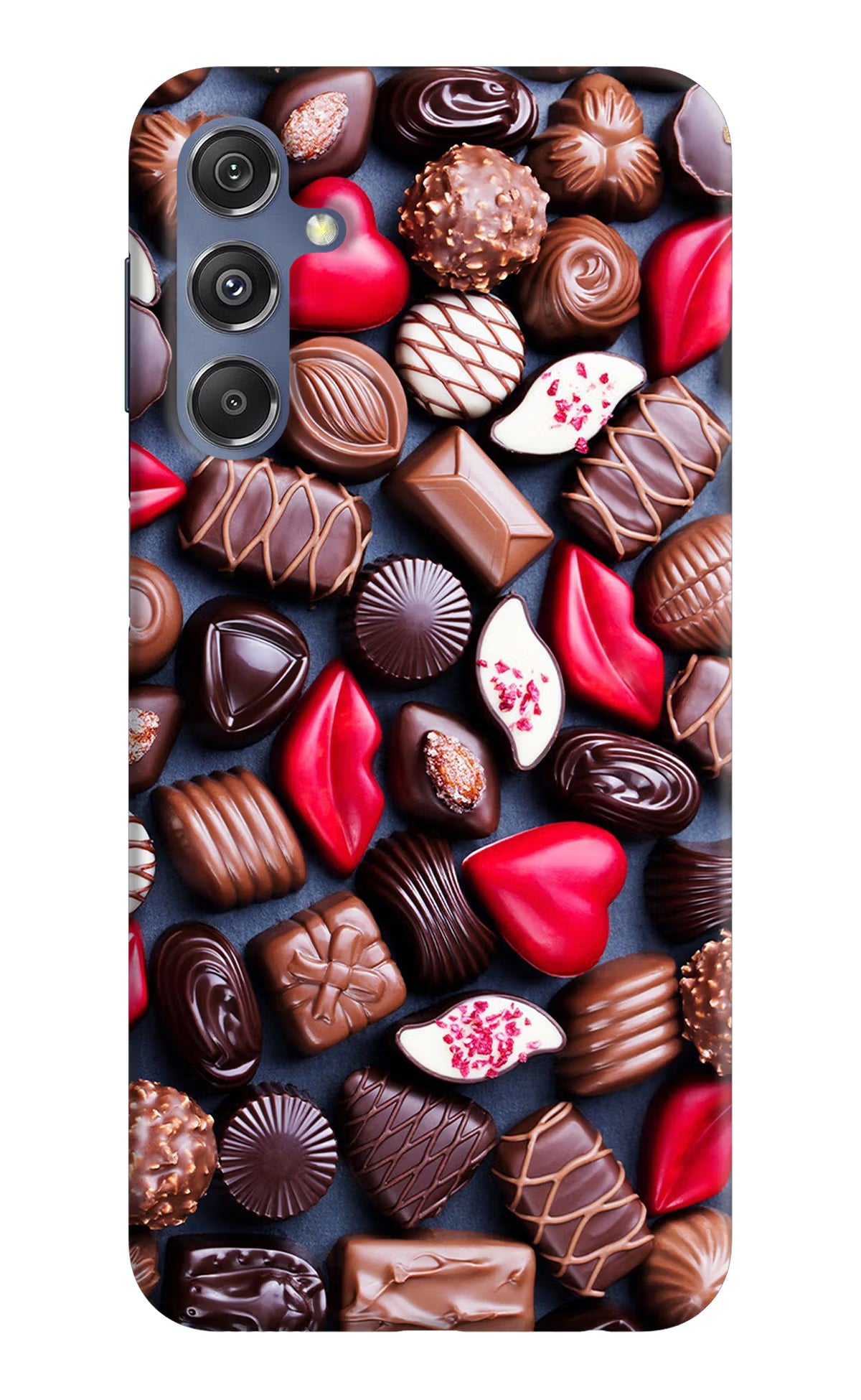 Chocolates Samsung M34 5G/F34 5G Hard Case Back Cover by Casekaro