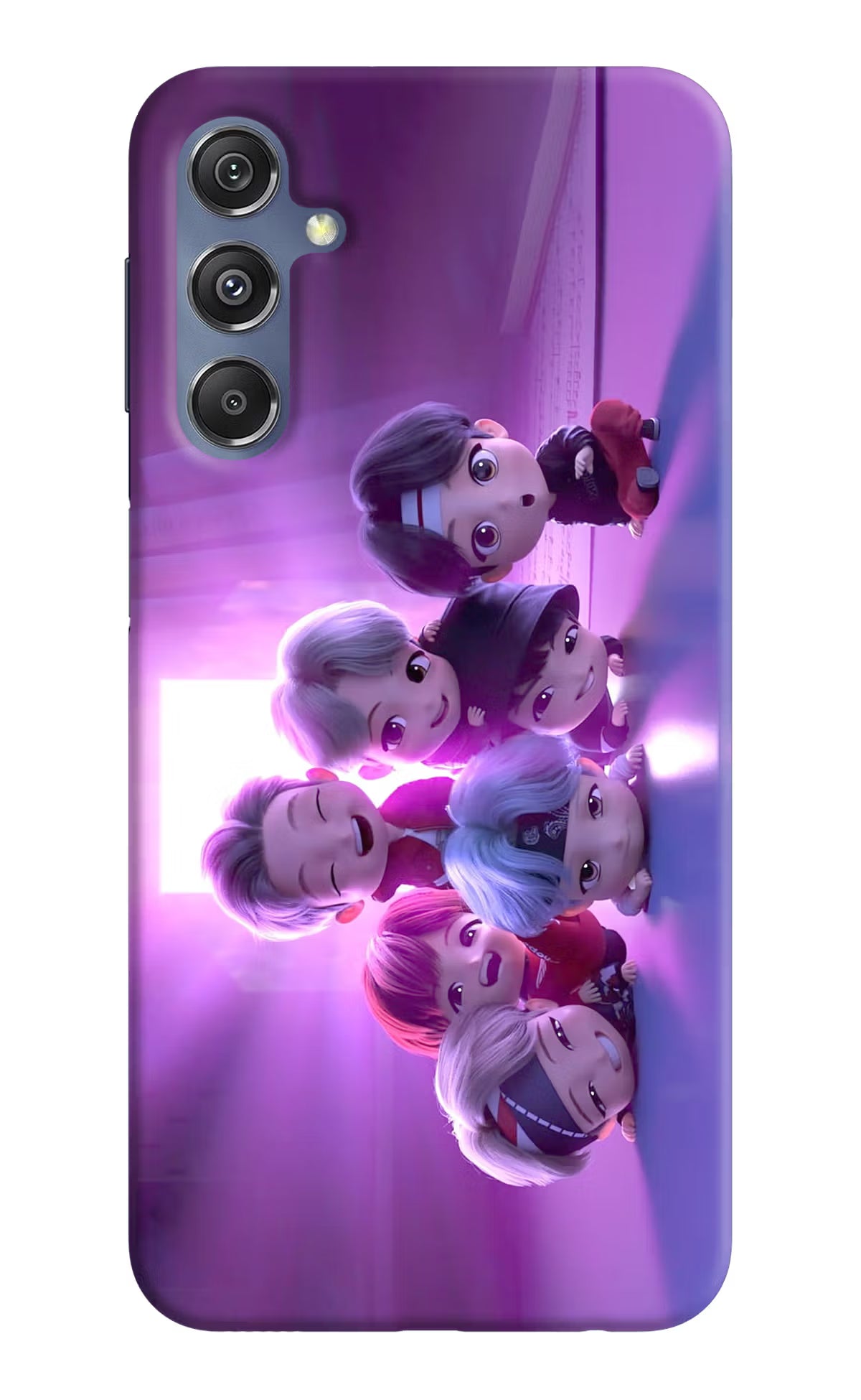 BTS Chibi Samsung M34 5G/F34 5G Hard Case Back Cover by Casekaro