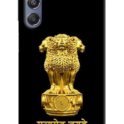 Satyamev Jayate Golden Samsung M34 5G/F34 5G Hard Case Back Cover by Casekaro