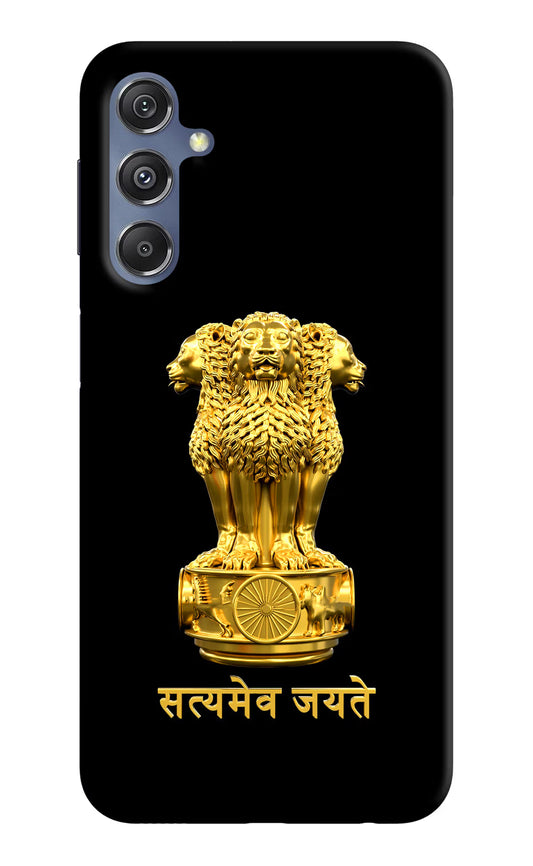 Satyamev Jayate Golden Samsung M34 5G/F34 5G Hard Case Back Cover by Casekaro