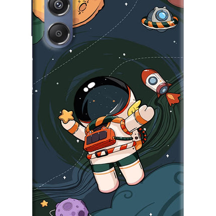 Cartoon Astronaut Samsung M34 5G/F34 5G Hard Case Back Cover by Casekaro