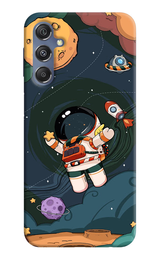 Cartoon Astronaut Samsung M34 5G/F34 5G Hard Case Back Cover by Casekaro
