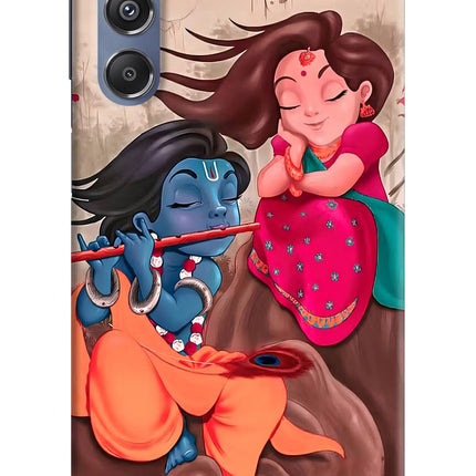 Radhe Krishna Samsung M34 5G/F34 5G Hard Case Back Cover by Casekaro