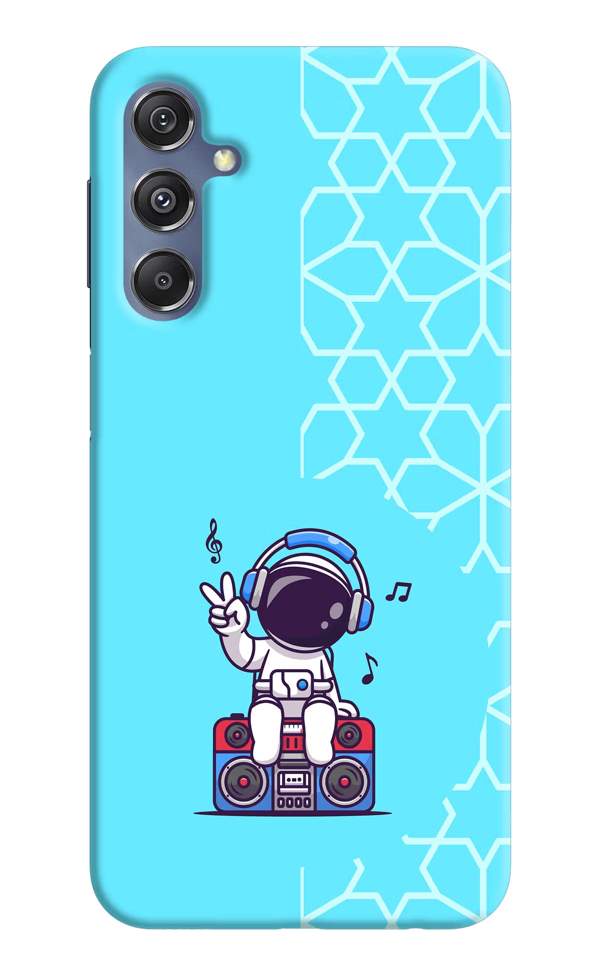 Cute Astronaut Chilling Samsung M34 5G/F34 5G Hard Case Back Cover by Casekaro