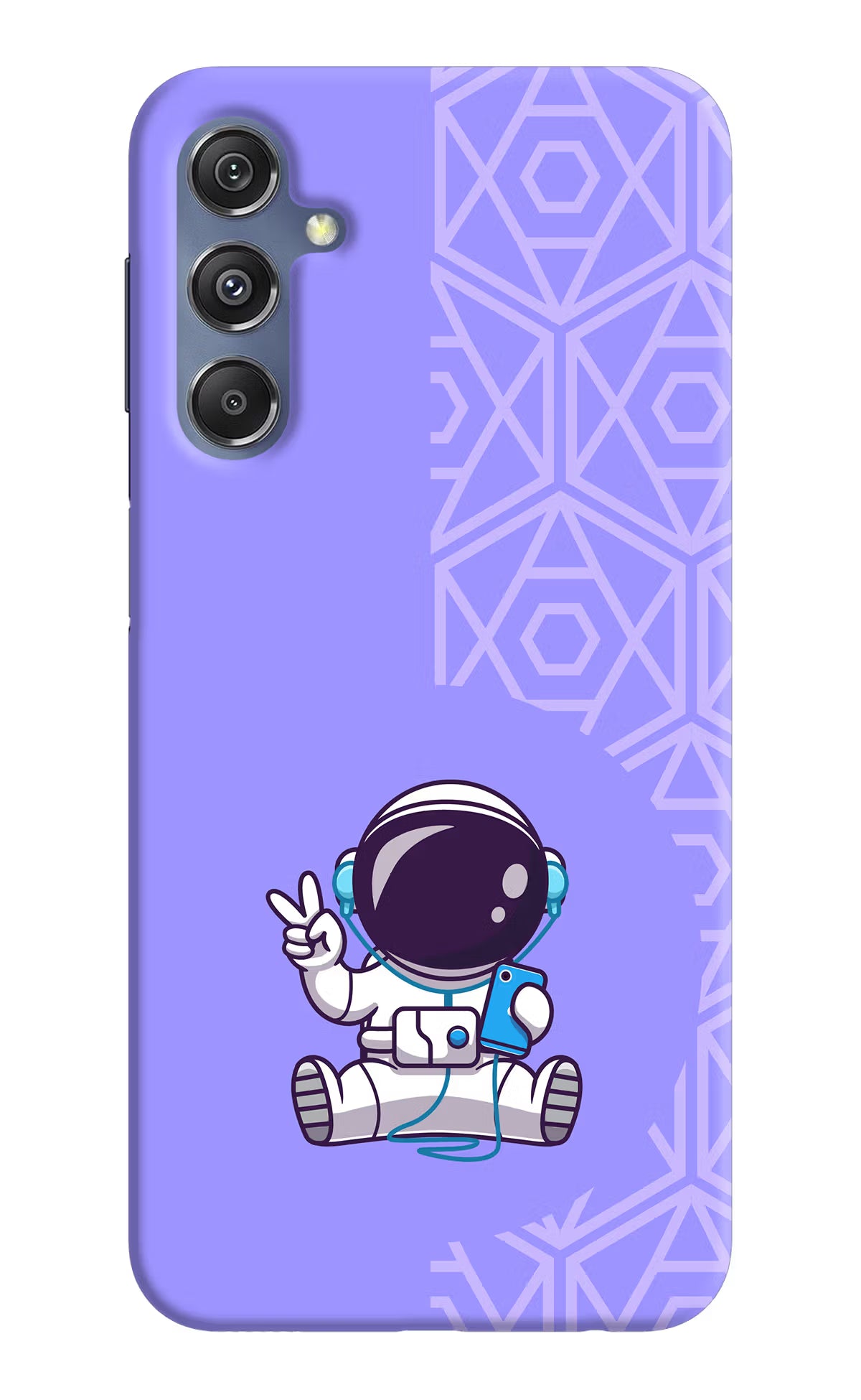 Cute Astronaut Chilling Samsung M34 5G/F34 5G Hard Case Back Cover by Casekaro