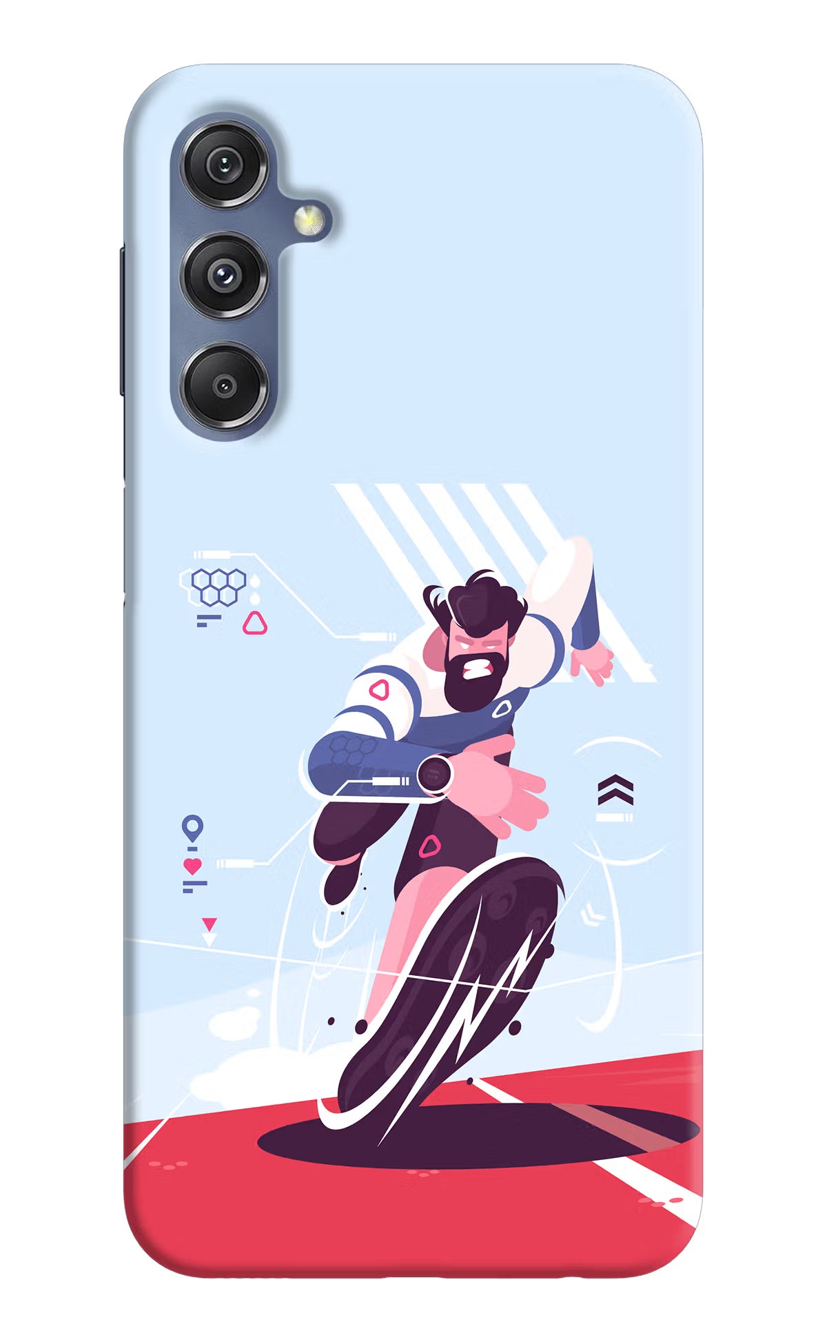 Run Pro Samsung M34 5G/F34 5G Hard Case Back Cover by Casekaro