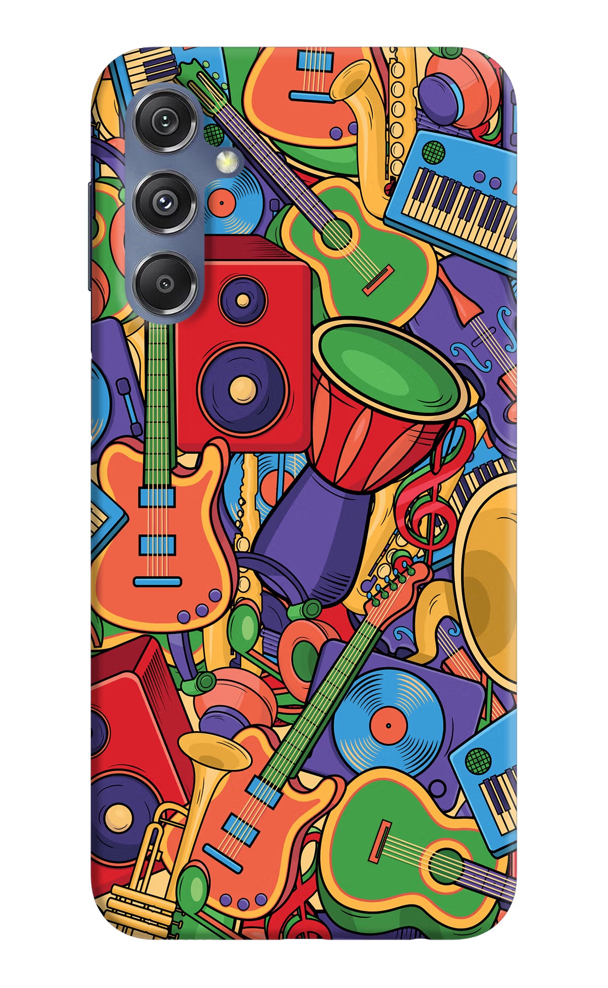 Music Instrument Doodle Samsung M34 5G/F34 5G Hard Case Back Cover by Casekaro