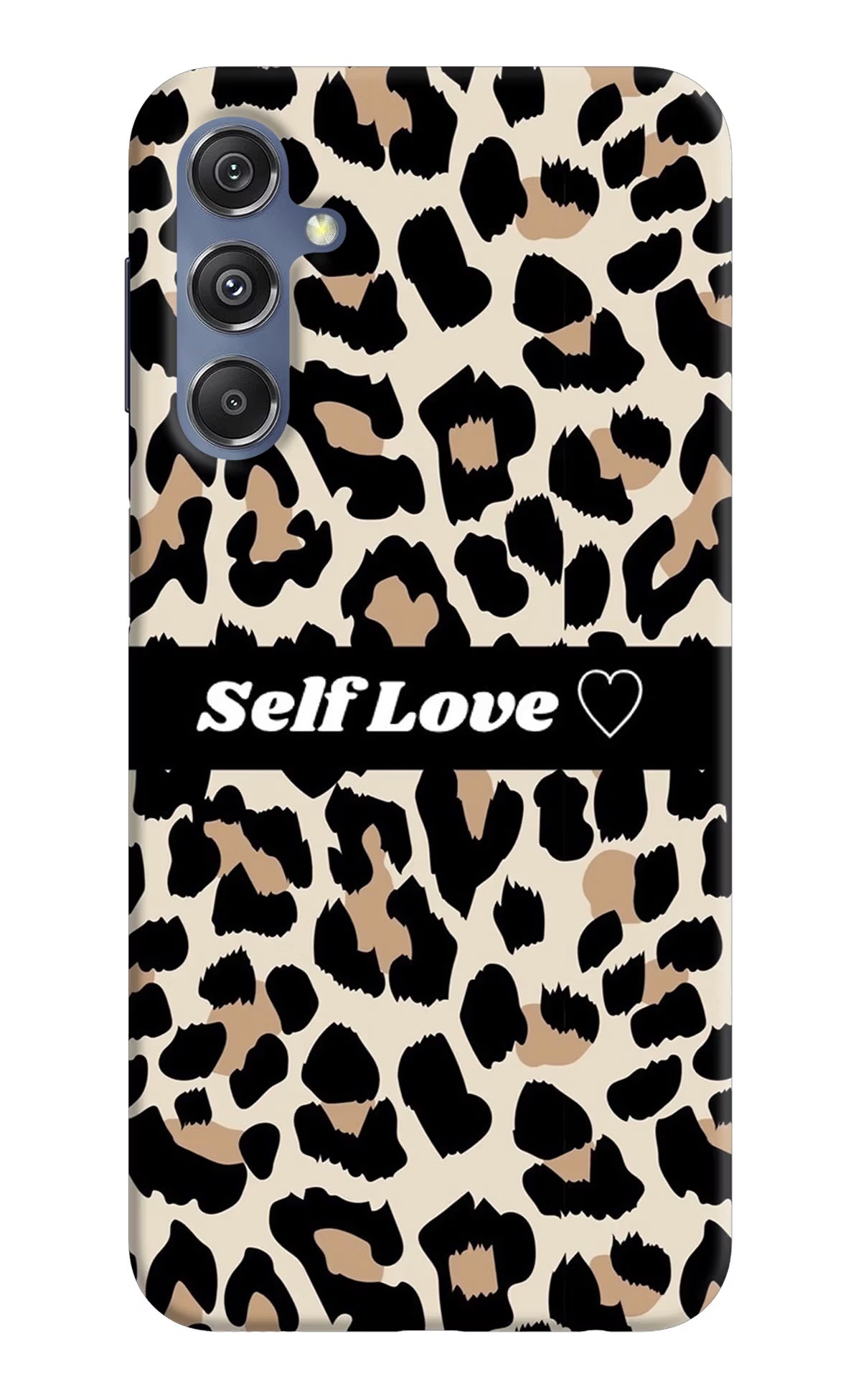 Leopard Print Self Love Samsung M34 5G/F34 5G Hard Case Back Cover by Casekaro