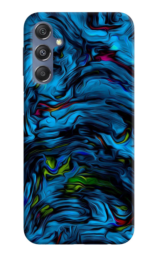 Dark Blue Abstract Samsung M34 5G/F34 5G Hard Case Back Cover by Casekaro