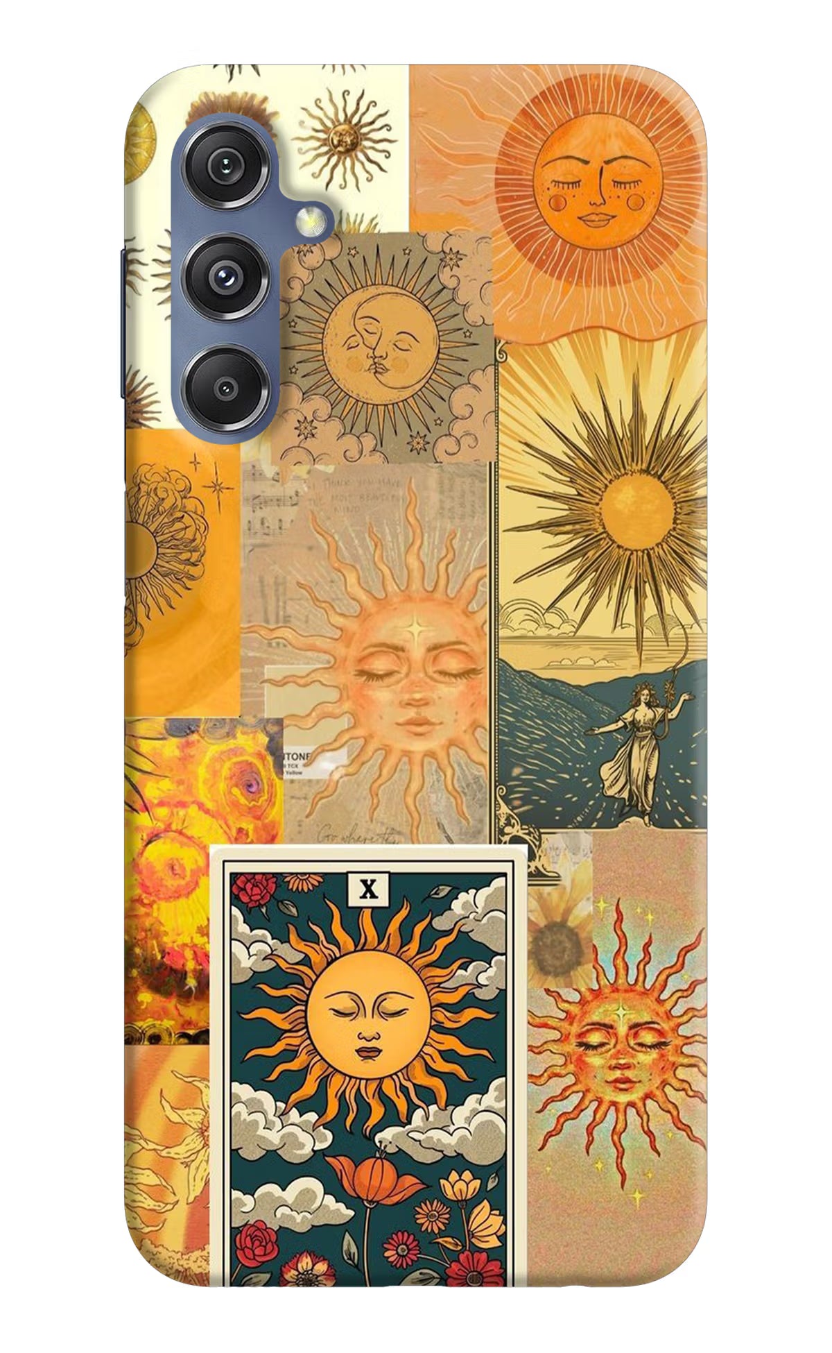 Sun Samsung M34 5G/F34 5G Hard Case Back Cover by Casekaro