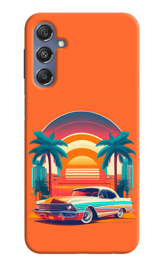 Palm Drive 80s Samsung M34 5G/F34 5G Hard Case Back Cover by Casekaro