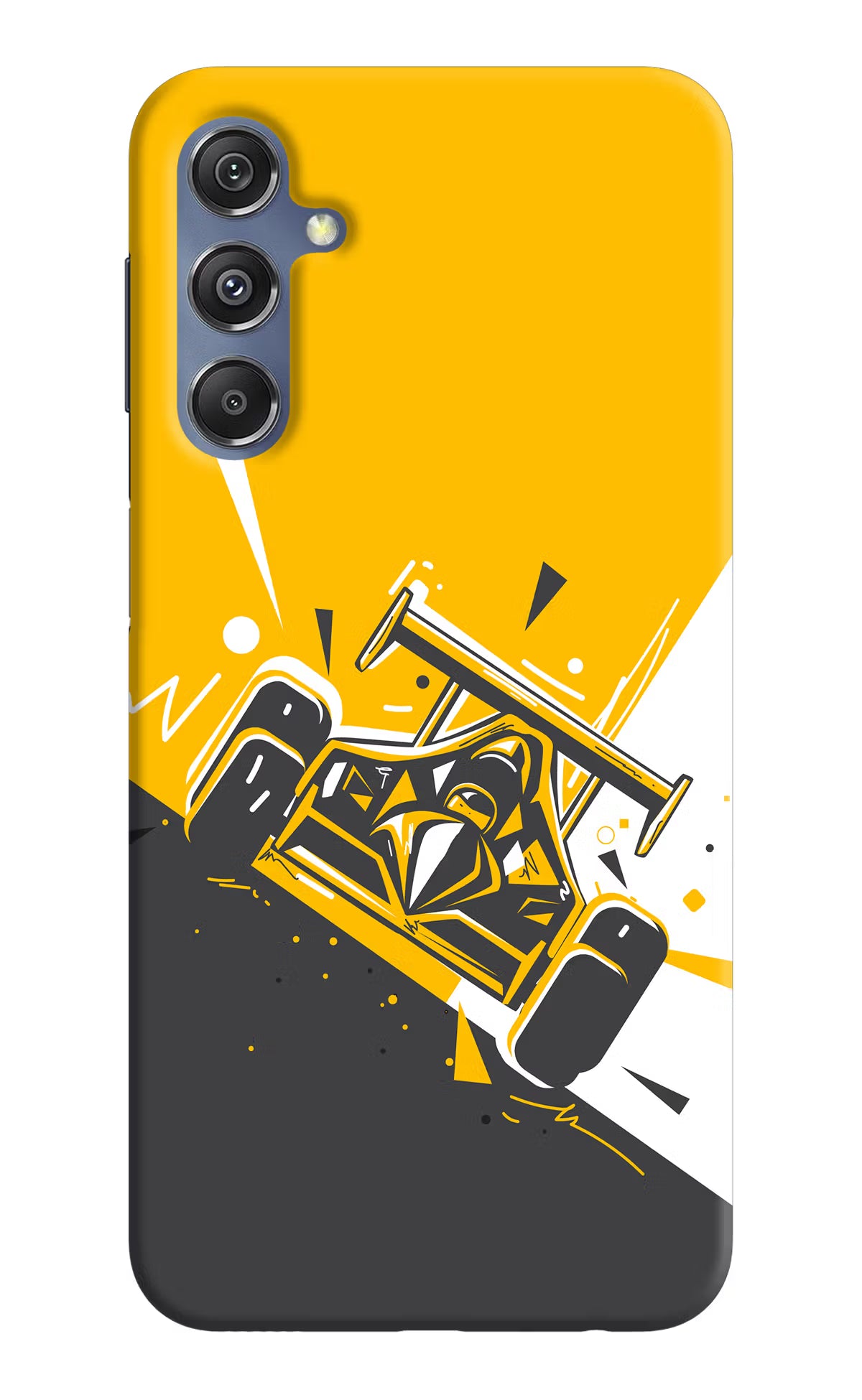 Track King Samsung M34 5G/F34 5G Hard Case Back Cover by Casekaro