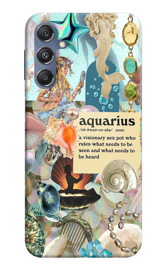 Aquarius Zodiac Samsung M34 5G/F34 5G Hard Case Back Cover by Casekaro