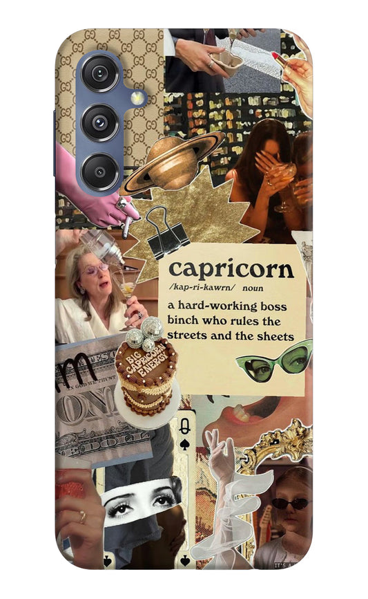 Capricorn Zodiac Samsung M34 5G/F34 5G Hard Case Back Cover by Casekaro