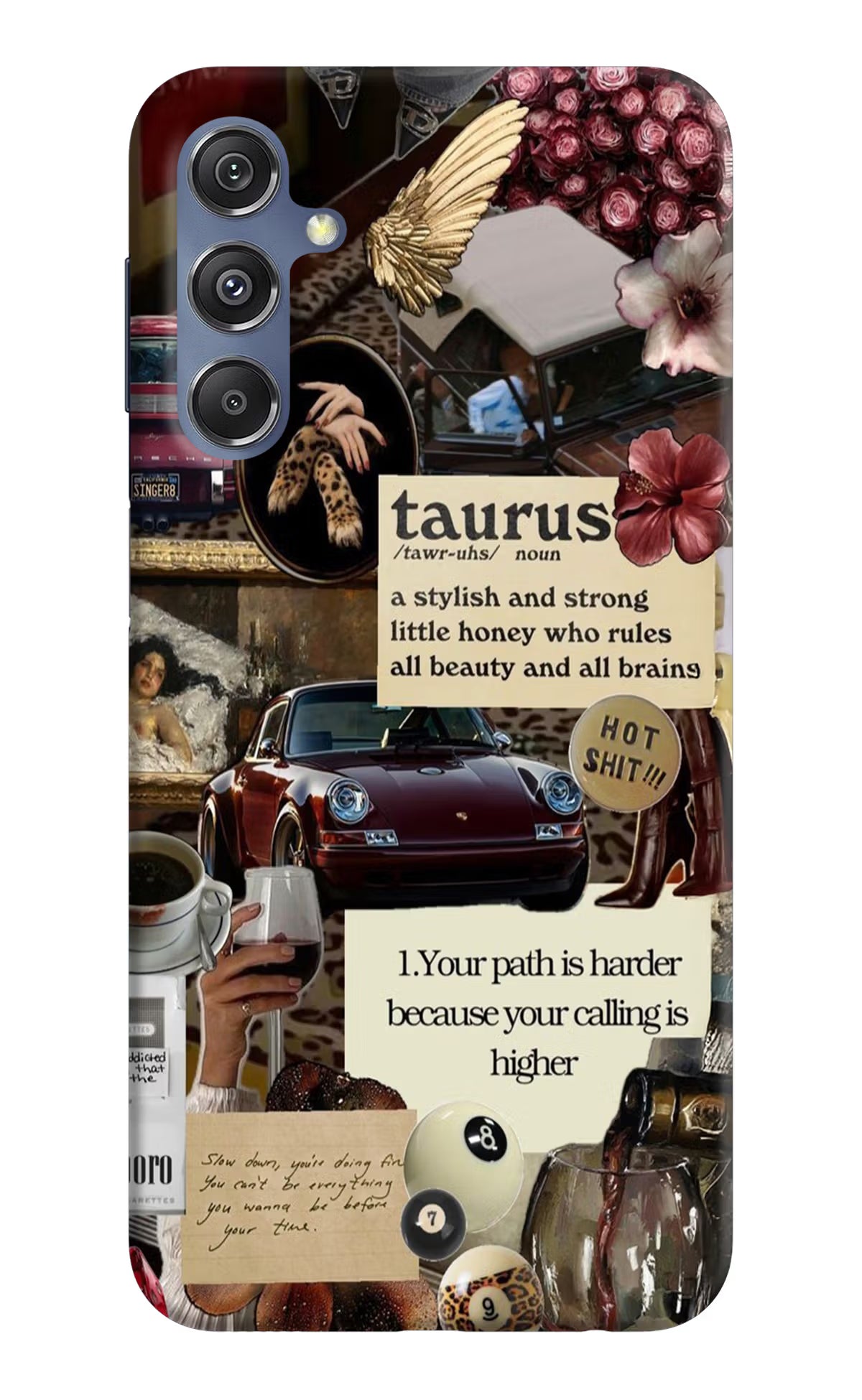 Taurus Zodiac Samsung M34 5G/F34 5G Hard Case Back Cover by Casekaro