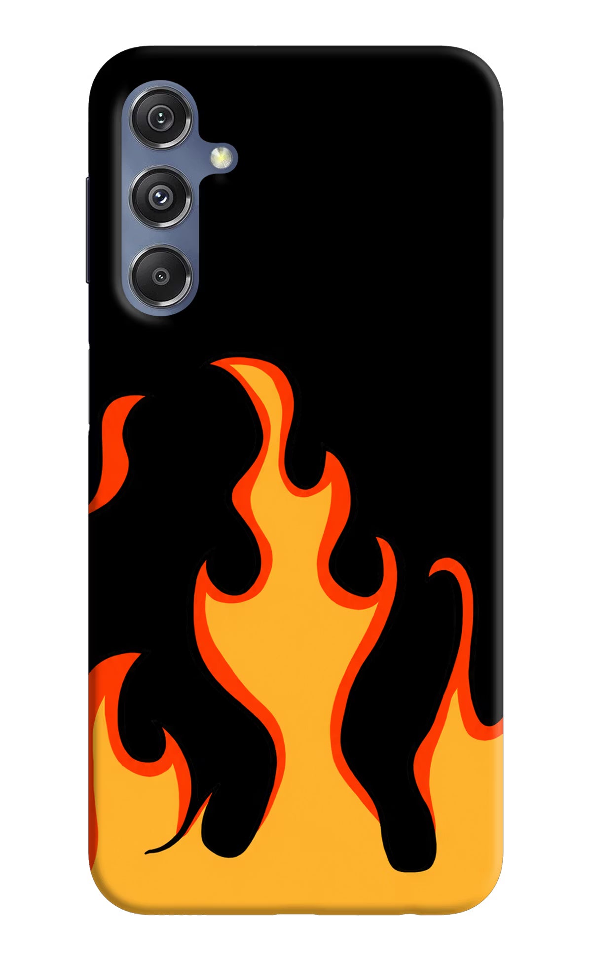 Fired Up – Black Samsung M34 5G/F34 5G Hard Case Back Cover by Casekaro