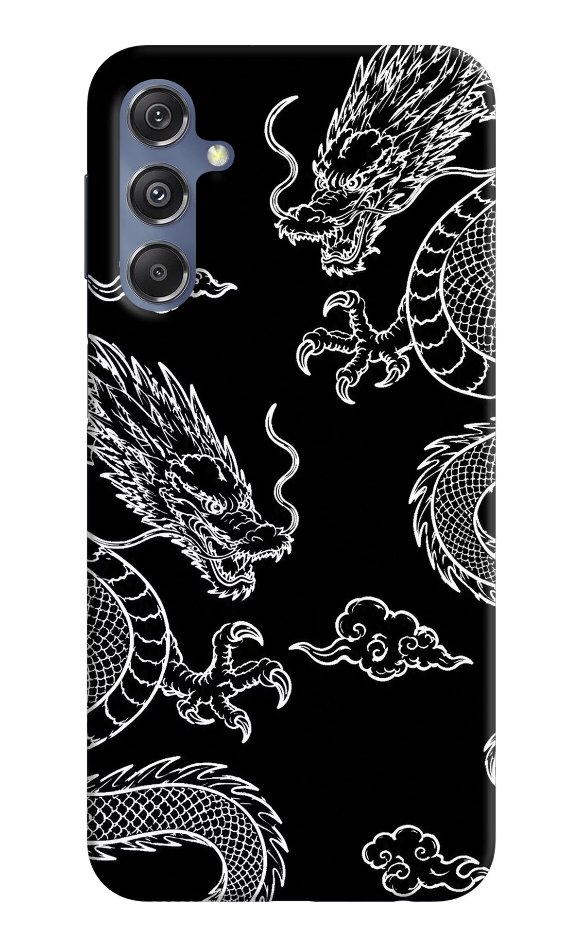 Twin Dragons Samsung M34 5G/F34 5G Hard Case Back Cover by Casekaro