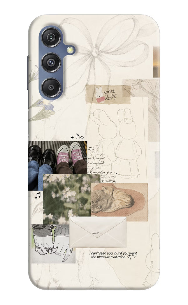 Soft Aesthetic Samsung M34 5G/F34 5G Hard Case Back Cover by Casekaro