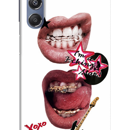 Rockstar Samsung M34 5G/F34 5G Hard Case Back Cover by Casekaro