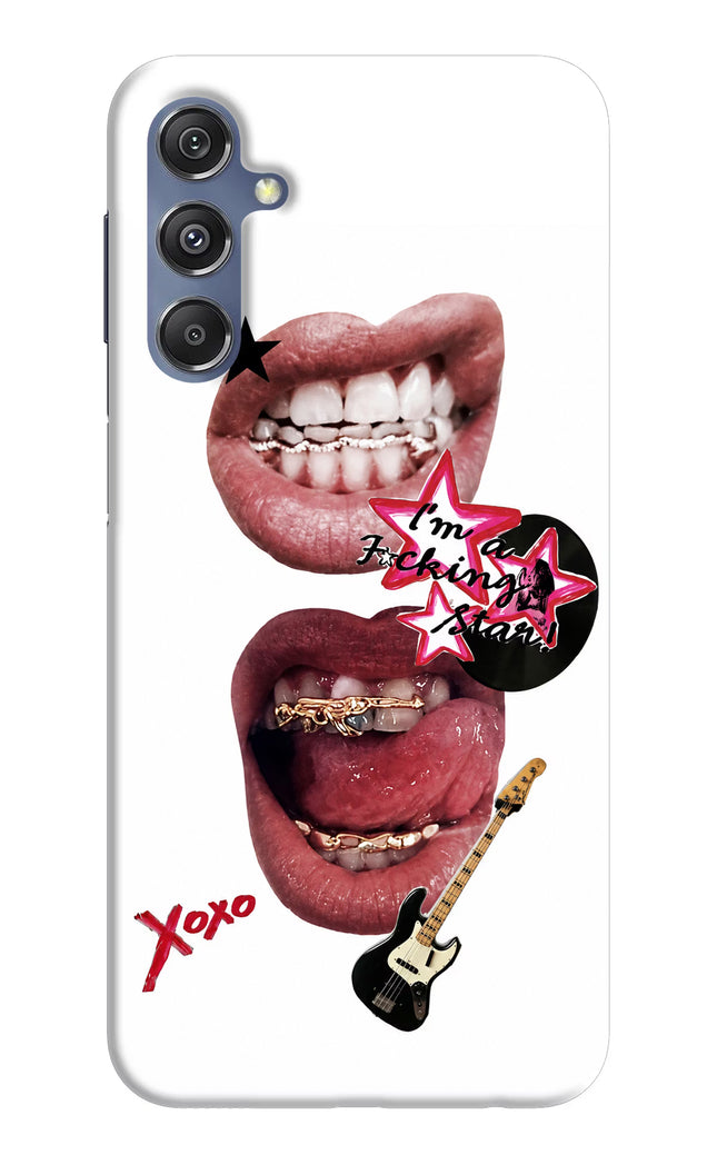 Rockstar Samsung M34 5G/F34 5G Hard Case Back Cover by Casekaro